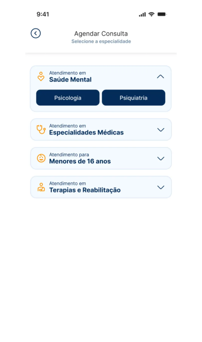 Tela do aplicativo 2