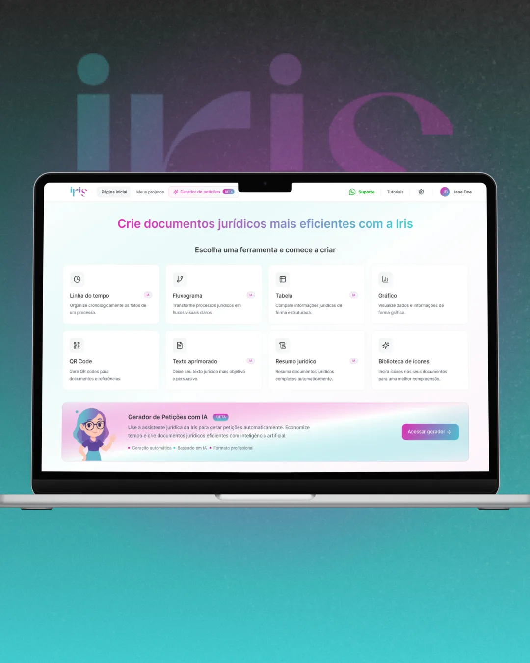 Retendo usuários da Iris Visual Law